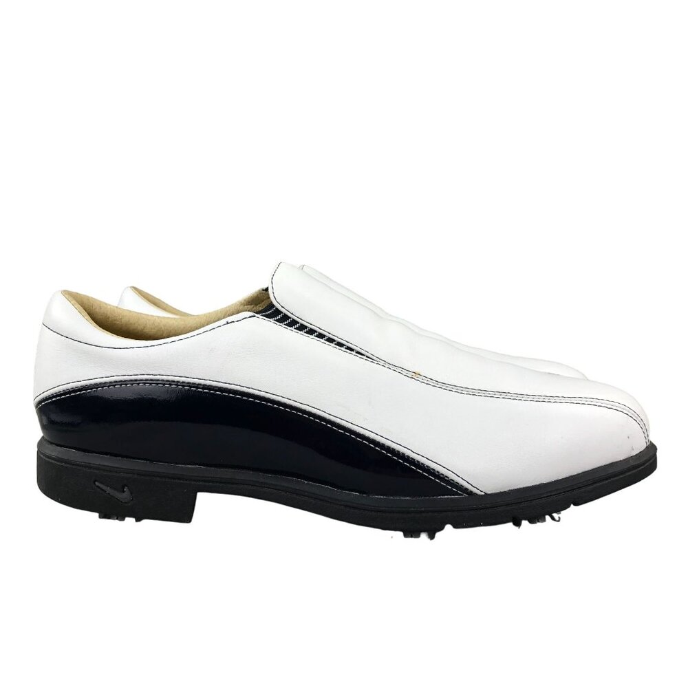 Nike Women's Size 9.5 Verdana Last Air White Leather Golf Loafers 305276-141